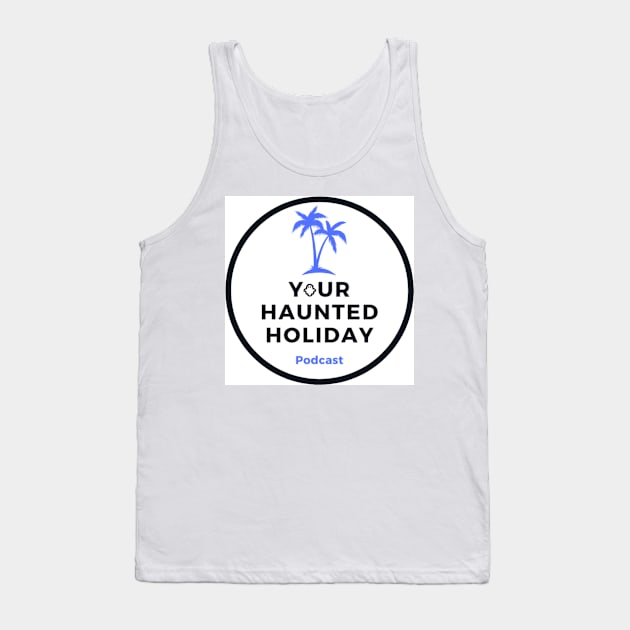 YHH Blue Palm Tree Tank Top by Your Haunted Holiday Merchandise